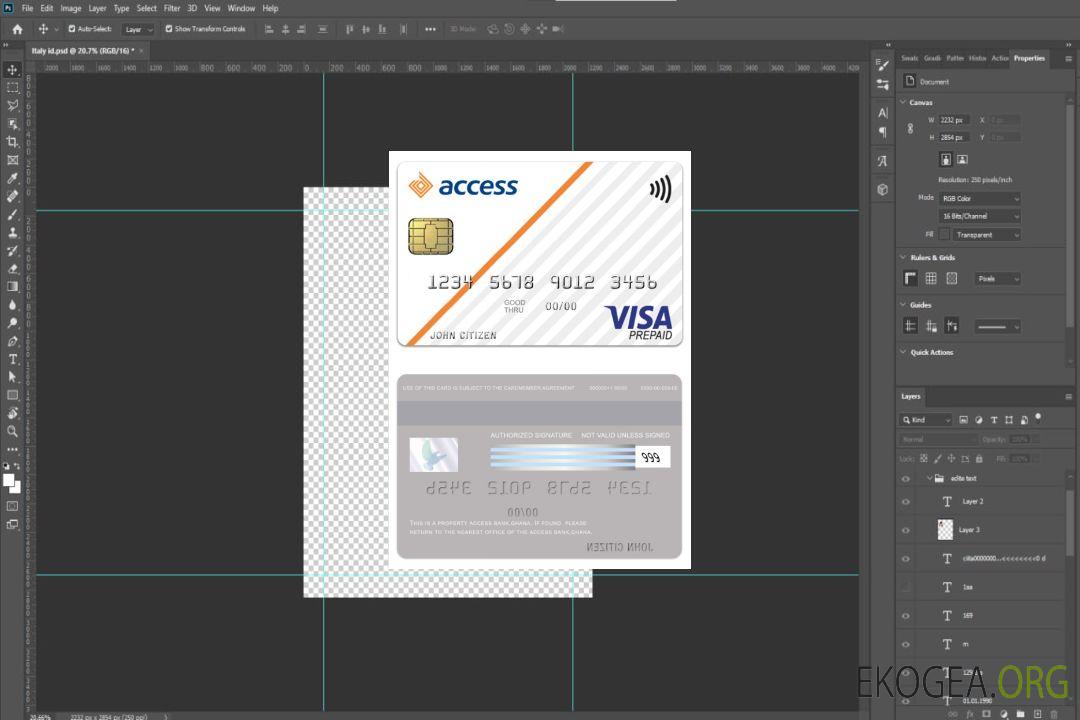 Carte prépayée visa Ghana Access Bank template Carte prépayée visa Ghana Access Bank template
